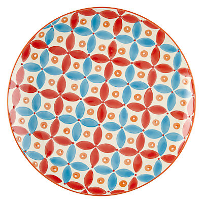Pols Potten Plate Red / Blue